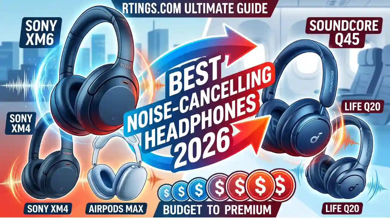 best headphones with noise cancellation 2026
