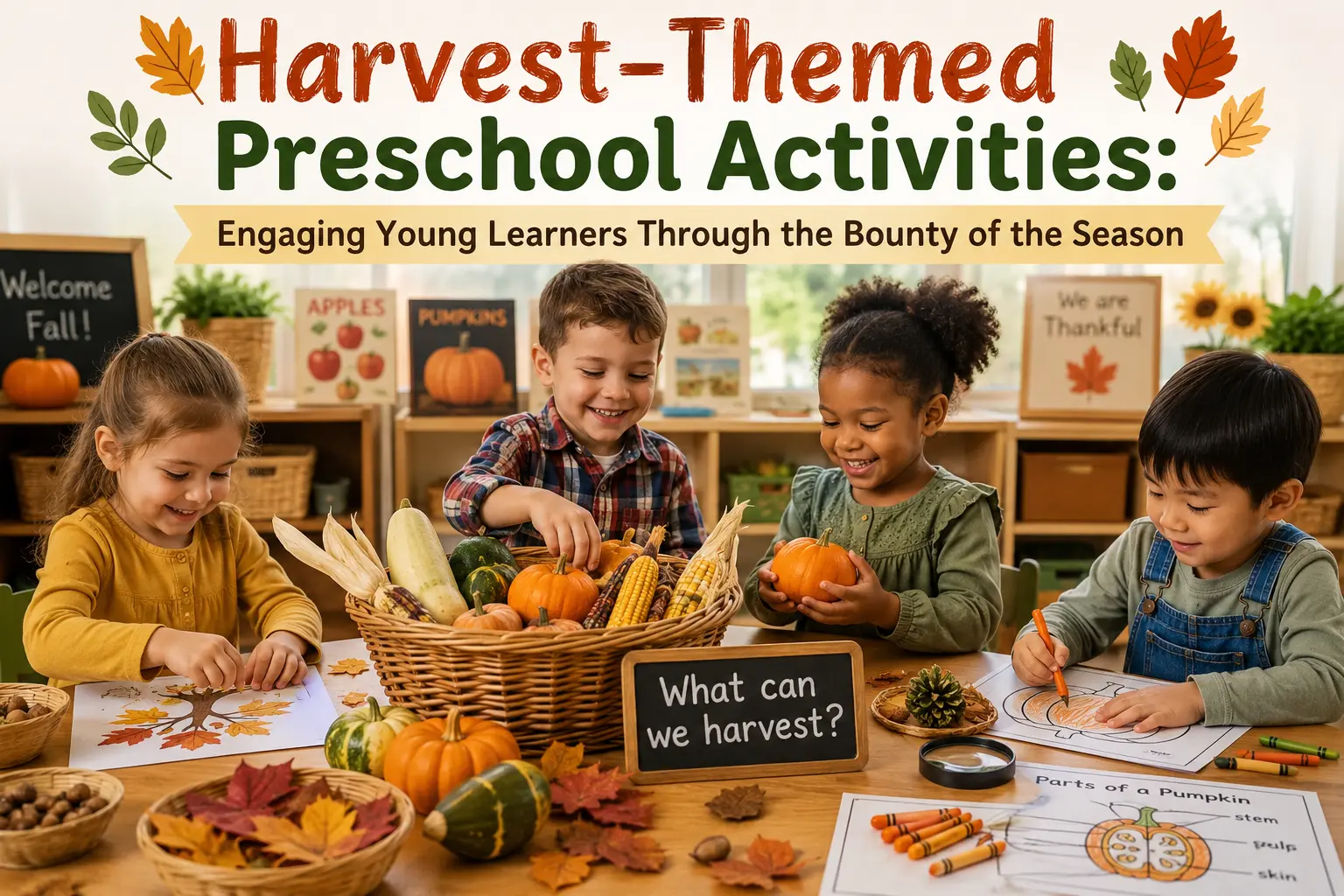 Harvest-themed Preschool Activities
